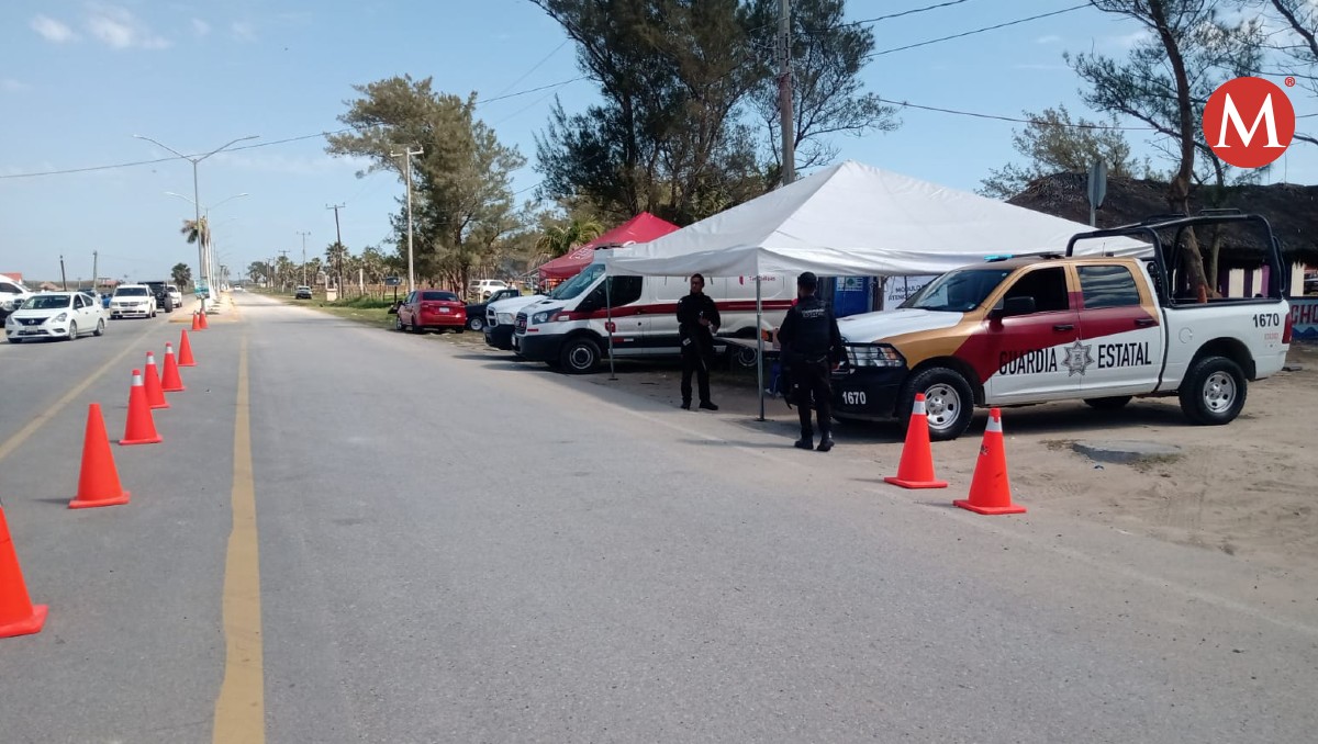 Guardia Estatal vigila carreteras de Tamaulipas.