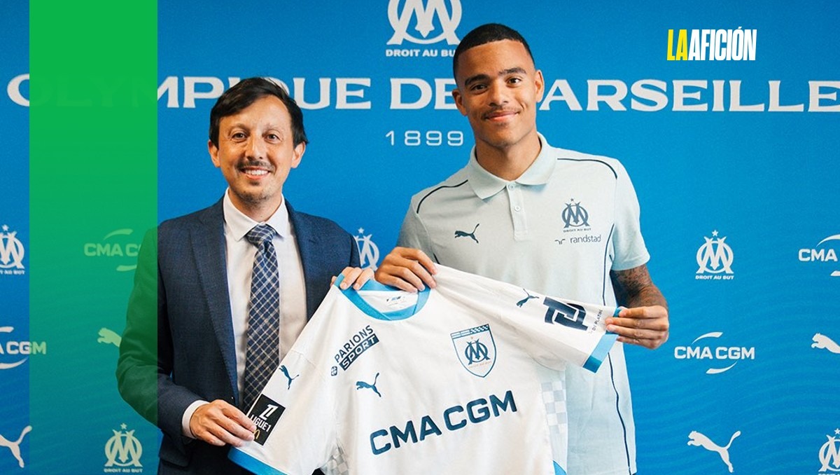 Mason Greenwood fue acusado de violencia machista e intento de violación en enero de 2022 (X @OM_Espanol)