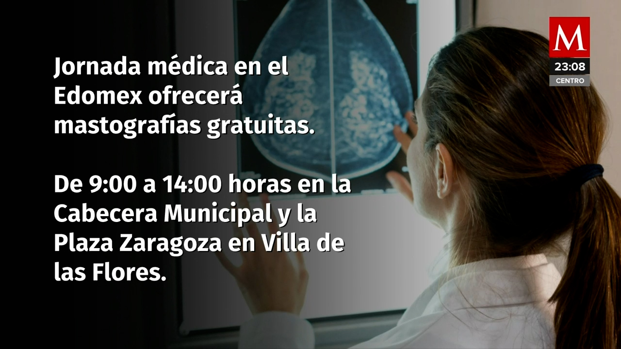 Mastografías gratuitas en Coacalco, Edomex, para mujeres de 40 a 69 años