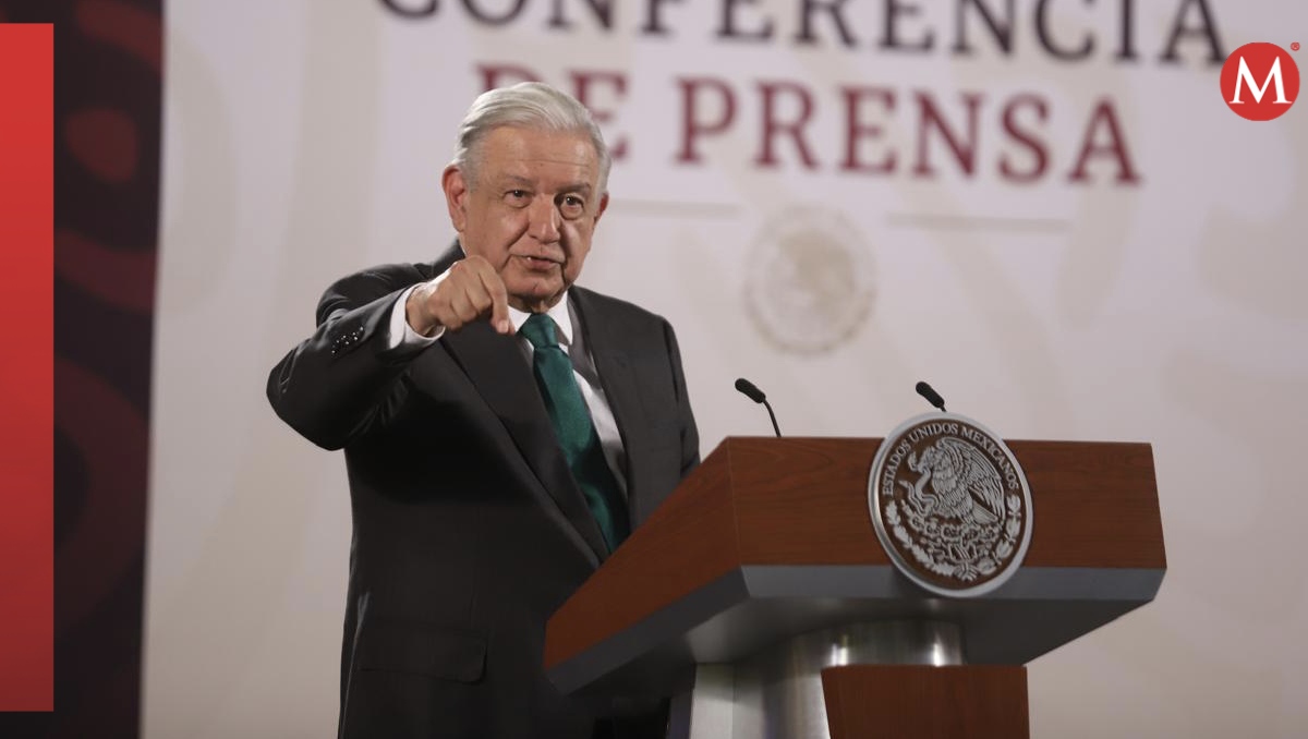 El presidente López Obrador el 18 de julio en Palacio Nacional para su conferencia de prensa. | Jorge Carballo