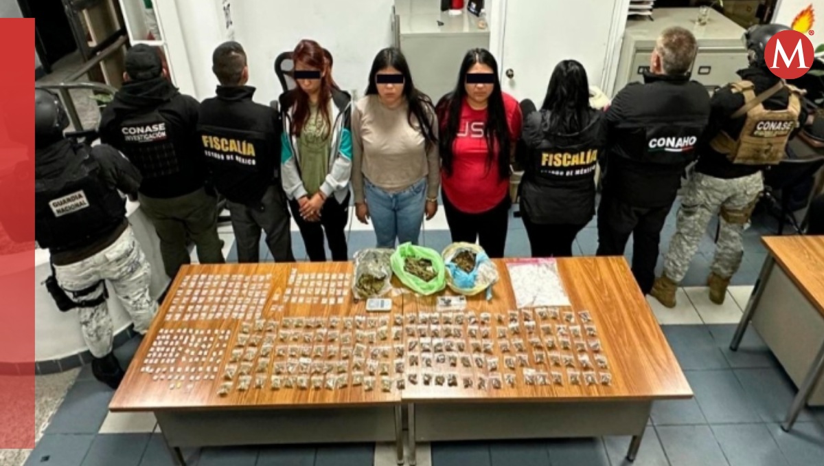 Reportaron tres mujeres detenidas por delitos contra la salud. Foto: (Especial)