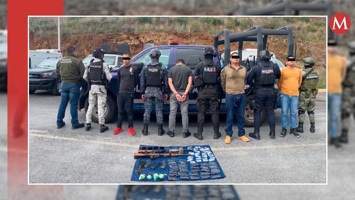 Detienen a presuntos integrantes de una célula delictiva. (Foto: Especial)