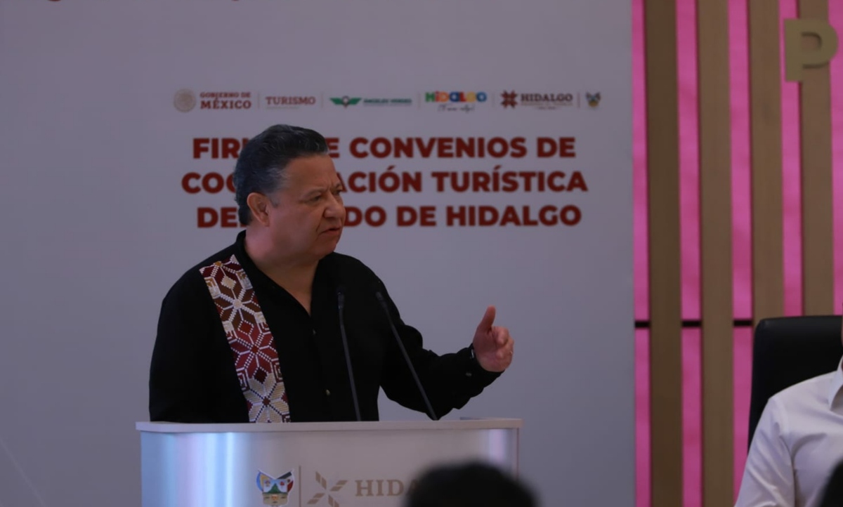 Julio Menchaca Salazar, gobernador de Hidalgo. (Jorge Sánchez)