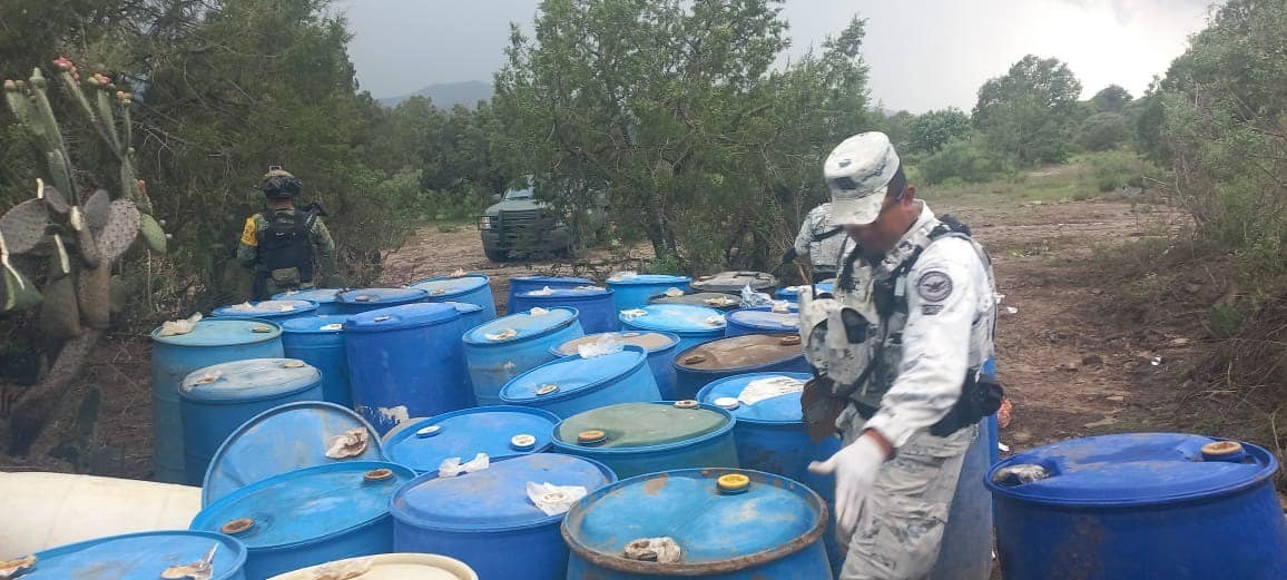 Operativos contra el huachicol en Hidalgo.