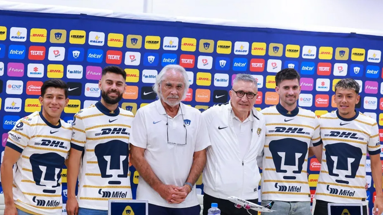 Pumas oficializa la incorporación de sus cuatro refuerzos para el Apertura 2024