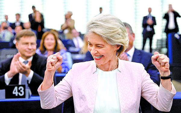 Al conseguir suficiente apoyo en el parlamento generó expectativas en el todo el bloque. JOHANNA GERON/REUTERS