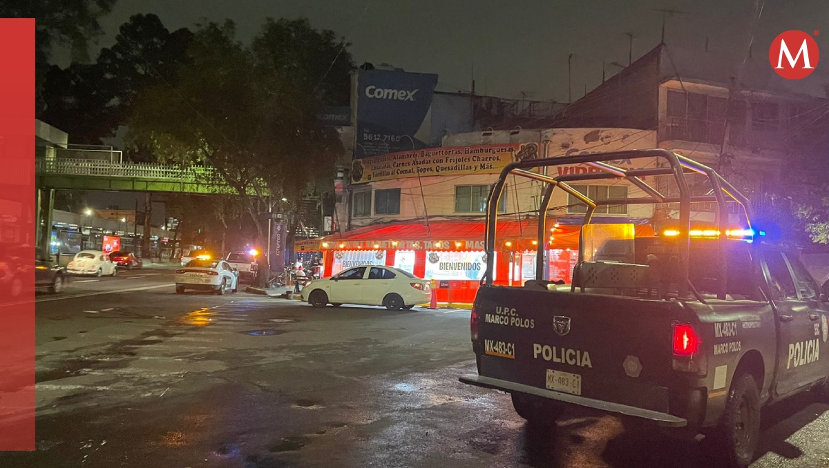 En el lugar quedó la camioneta agredida con placas del Estado de México.