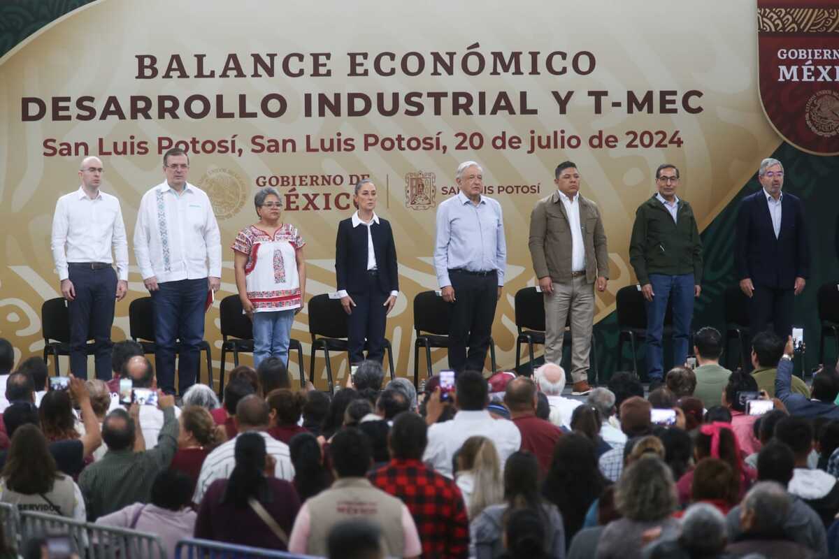 Presentación del balance económico de desarrollo industrial y T-MEC en SLP. | Araceli López