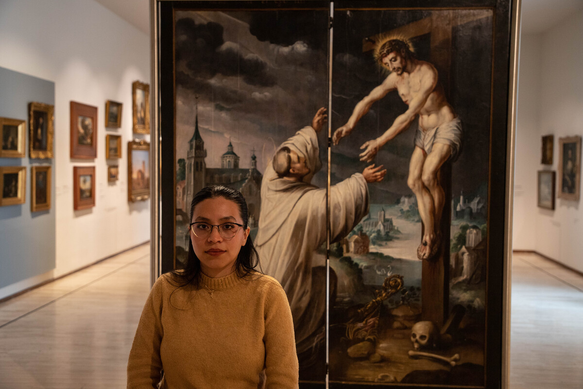 La especialista dice que se buscaba que los alumnos de la Academia vieran la producción artística del Viejo Continente. (Octavio Hoyos)