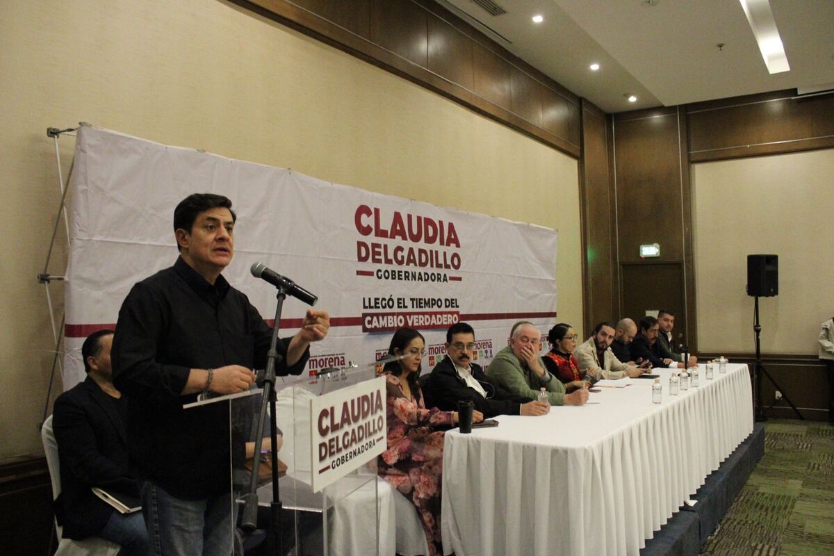 Reunión de Morena en Guadalajara. (Josefina Ruíz)