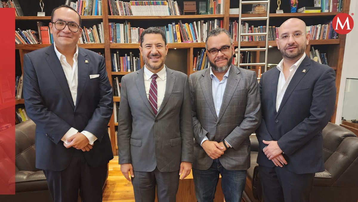 Adalberto Ortiz Ávalos visitó a Martí Batres. X