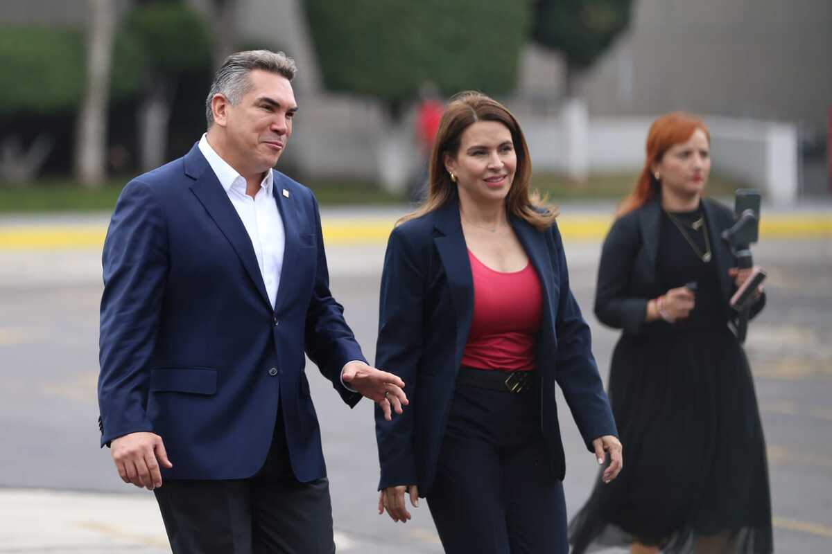 Alejandro Moreno y Carolina Viggiano van en fórmula para el proceso del PRI donde será elegida la dirigencia nacional.  | Ariana Pérez