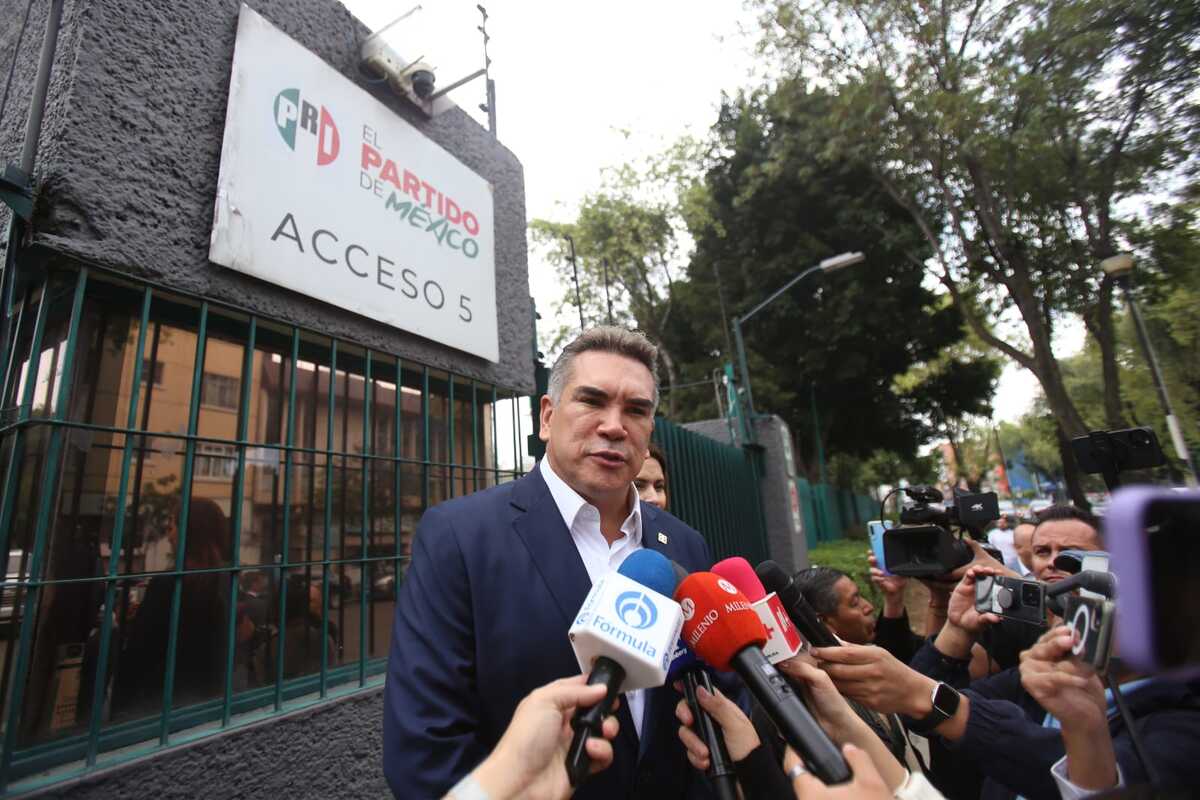Alejandro Moreno descartó expulsar adversarios al interior del PRI.  | Ariana Pérez