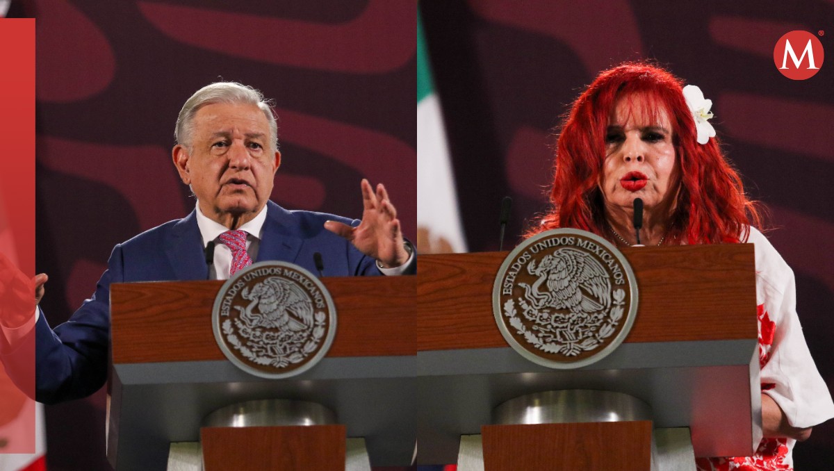 AMLO y Layda Sansores, gobernadora de Campeche, en la conferencia mañanera | Cuartoscuro