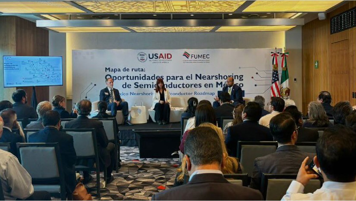 Conferencia de la Mexico Foundation for Science sobre semiconductores y nearshoring.