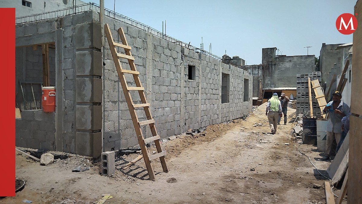 Construcción de nuevas viviendas en Tamaulipas. (Víctor Durán)