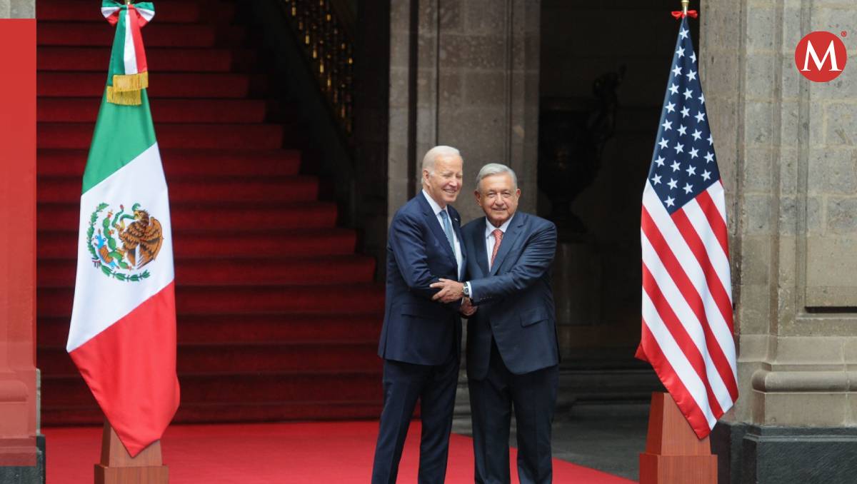 Joe Biden y Andrés Manuel López Obrador durante la visita del primero a CdMx en enero de 2023 (Cuartoscuro)