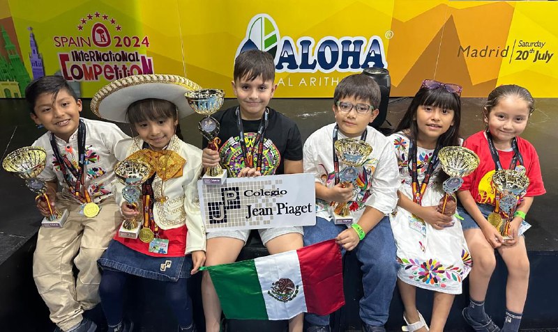 Niños hidalguenses se quedan con el primer lugar en el Campeonato Internacional de Cálculo Mental