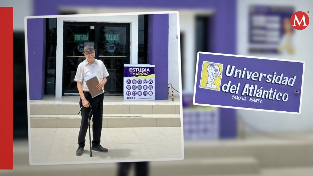 Abuelito se inscribe a la universiad y conmueve a las redes