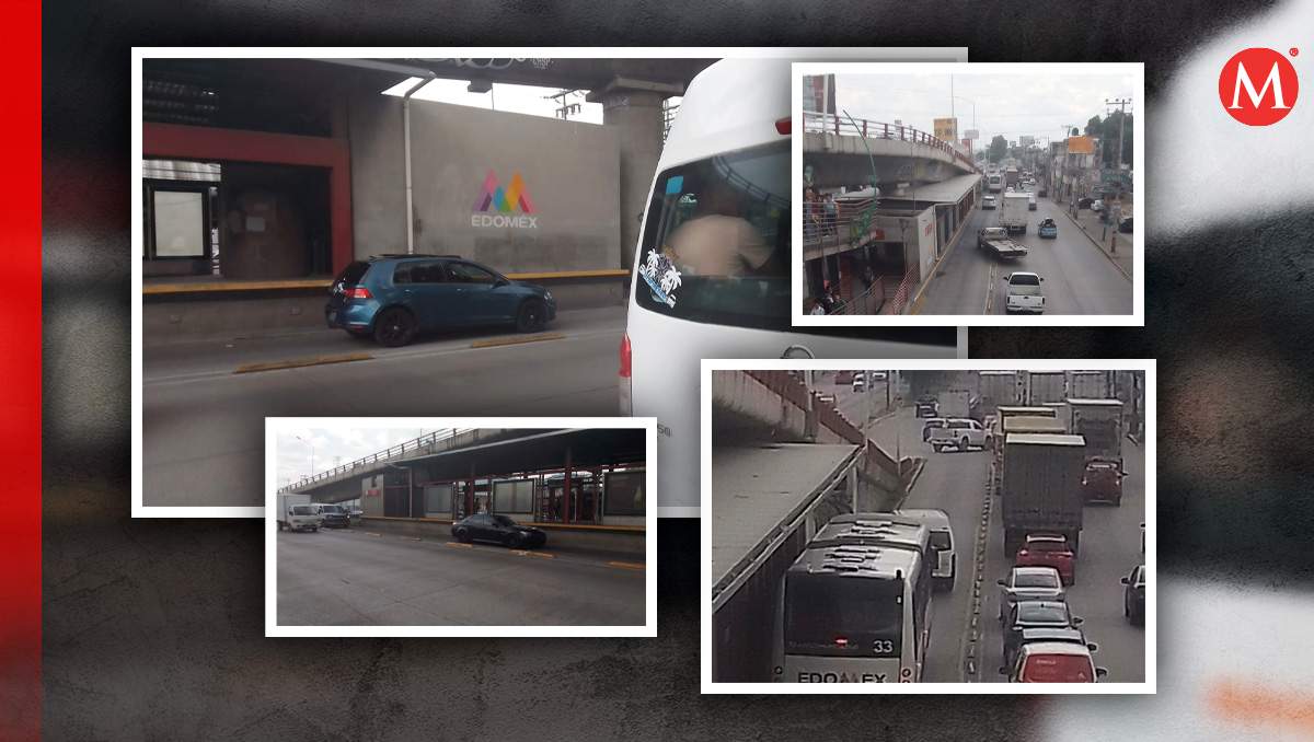 Aplicarán multa a conductores que invadan carril confinado para uso exclusivo del Mexibús.| Diseño: MILENIO