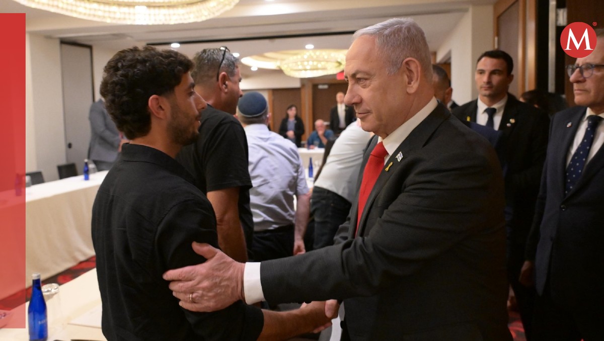 Benjamín Netanyahu se reunió con familiares de rehenes de Hamás. | X