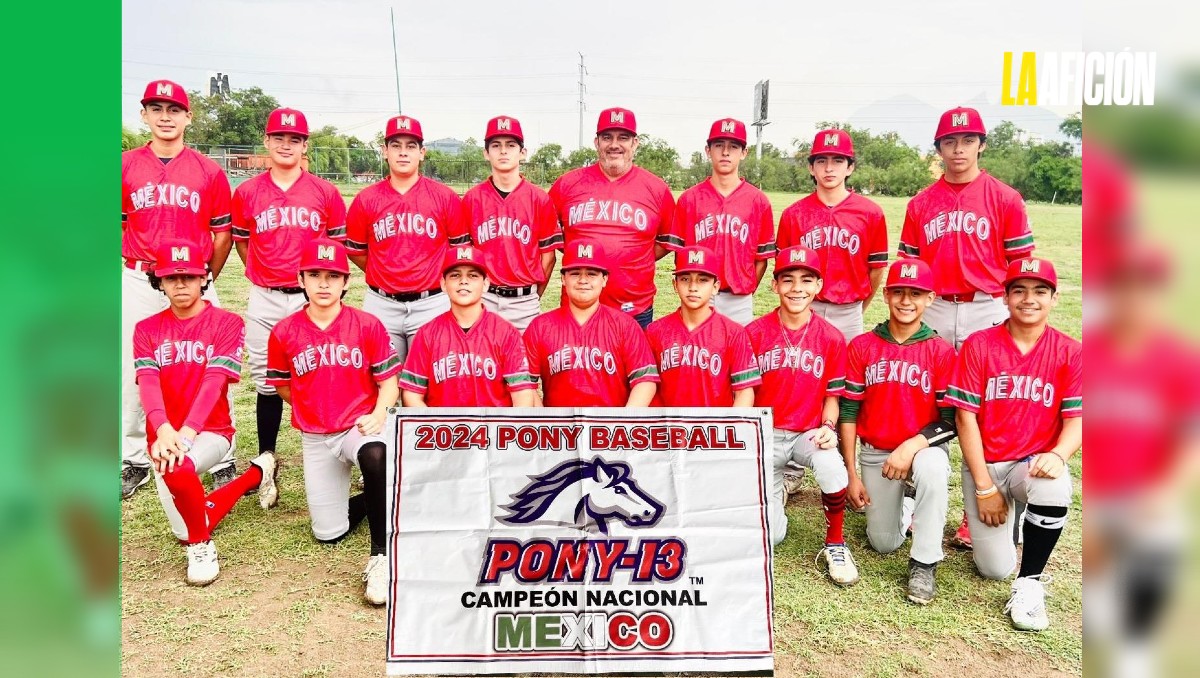 Equipo de beisbol de Monterrey es bicampeón de la World Series Sub 13 (SERIE MUNDIAL PONY-13)