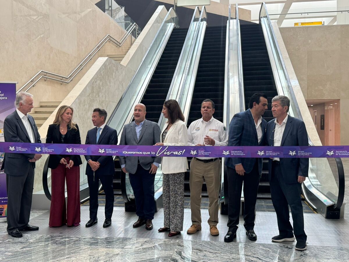 Inauguran segunda pista del Aeropuerto Internacional de Guadalajara. (Diana Barajas)