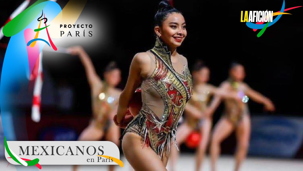 Kimberly Salazar, gimnasta de Tamaulipas, que participa en Juegos Olímpicos 2024 en París.
