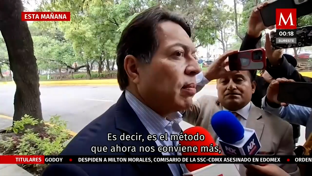 Mario Delgado anuncia el método para elegir al nuevo dirigente de Morena