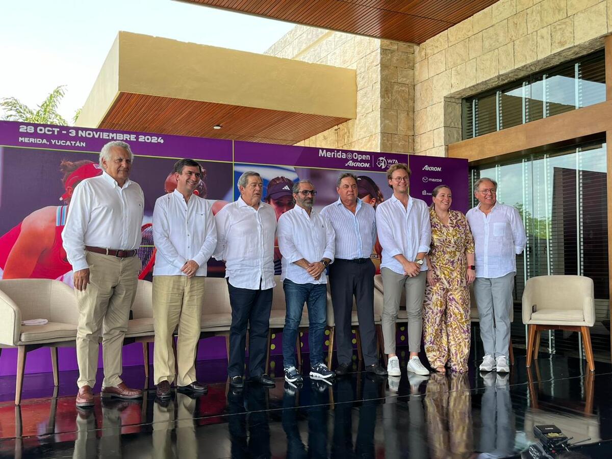 Presentación del Mérida Open WTA 250. (Vanessa Flores)