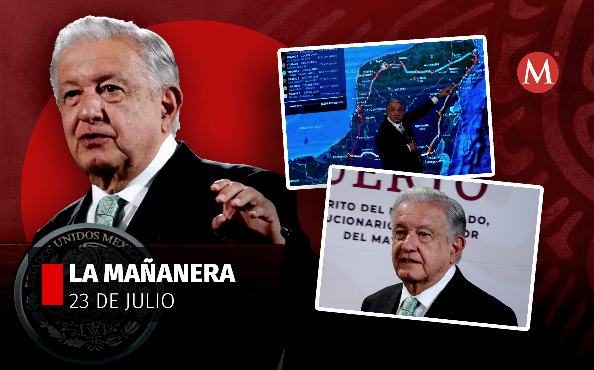 El presidente López Obrador en La Mañanera desde Palacio Nacional. | Fotos: Cuartoscuro