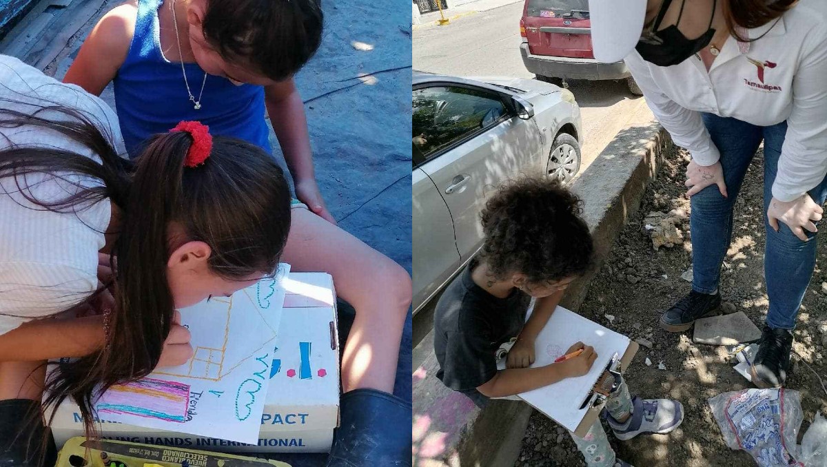Acopio de útiles escolares para niños y adolescentes migrantes