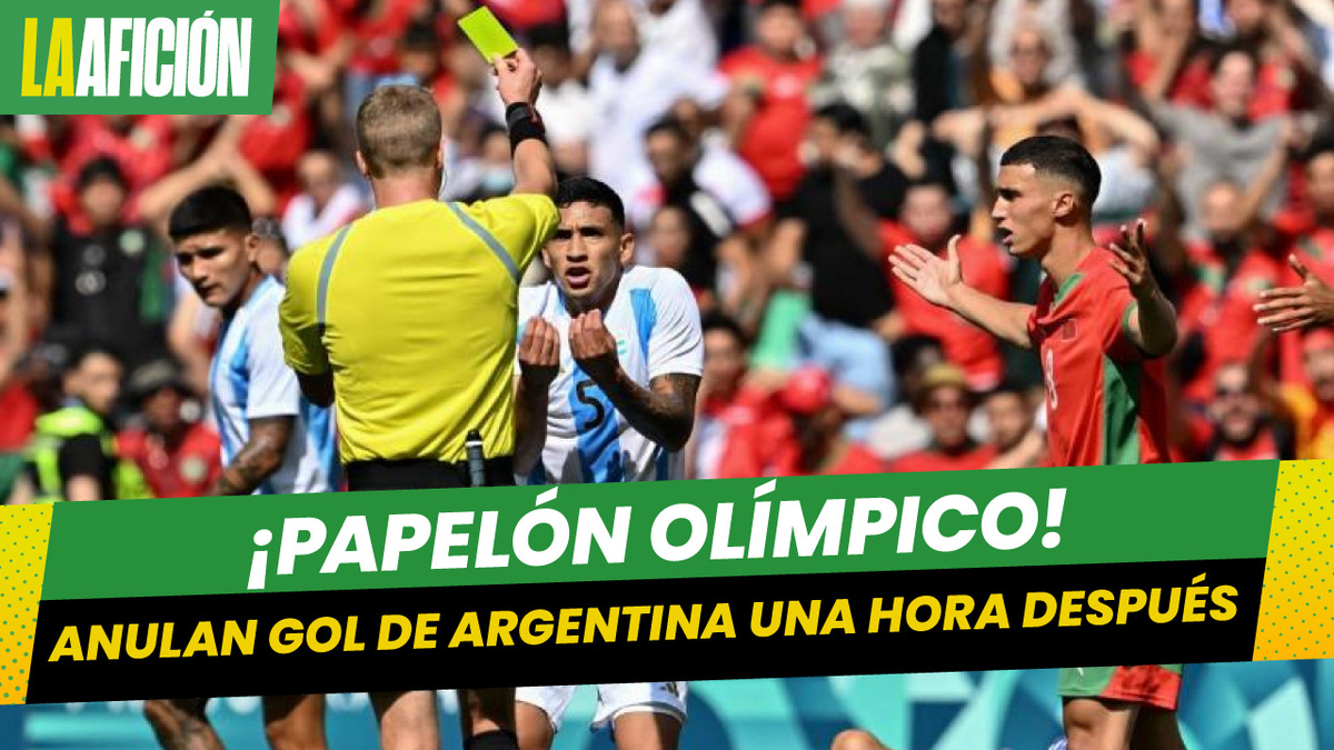 Anulan gol de Argentina tras una hora después de haber terminado el partido ante Marruecos