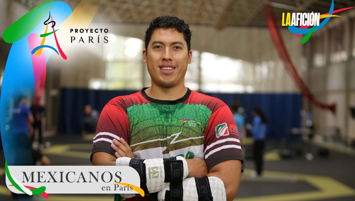 Carlos Sansores, el taewkondoín mexicano que participará en los Juegos Olímpicos de París 2024 (Santiago Chaparro)