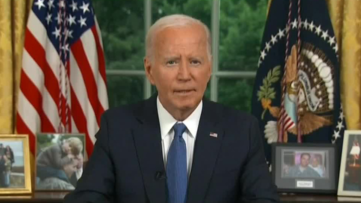 Primer mensaje de Joe Biden tras abandonar la contienda presidencial