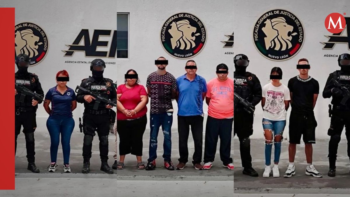 Los siete adultos fueron puestos a disposición del Ministerio Público. Especial