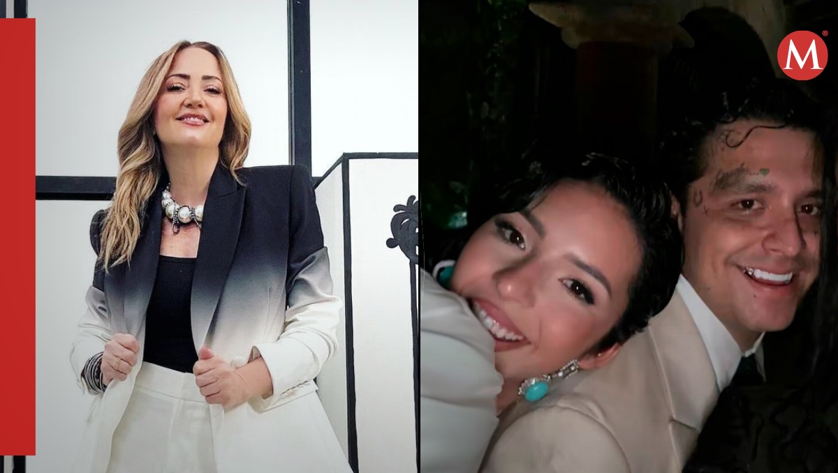 Andrea Legarreta está a favor del matrimonio de Nodal y Ángela Aguilar | ESPECIAL