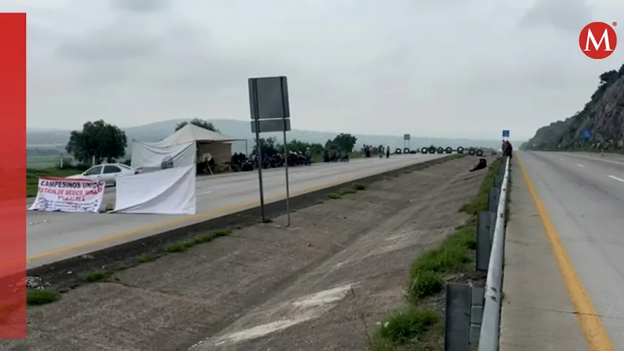 Se cumplen 24 horas de bloqueo de ejidatarios sobre Arco Norte por incumplimiento de pagos