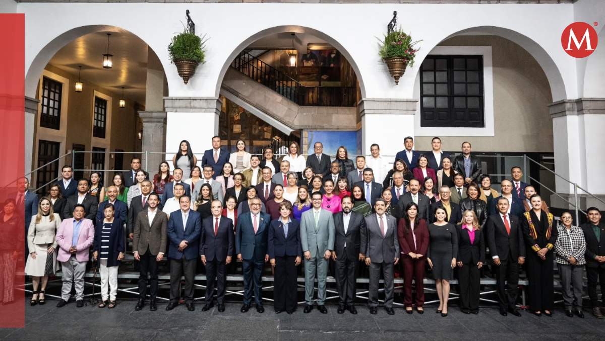 Diputados y diputadas electas de los partidos Morena, PT y PVEM federales como locales, se reunieron con Delfina Gómez Álvarez.| Especial