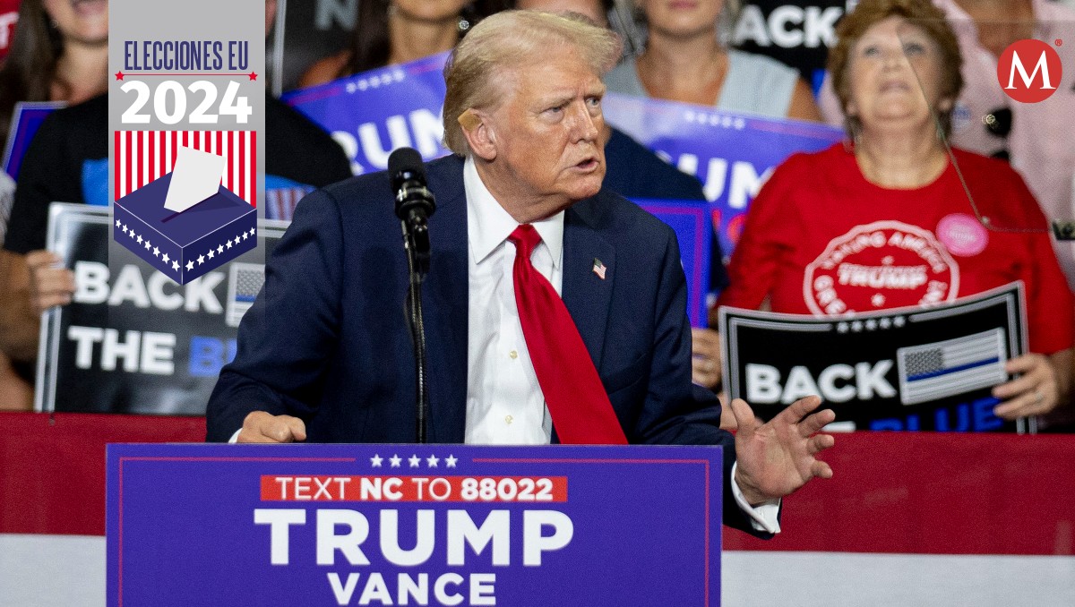 Donald Trump considera a Kamala Harris "una radical de izquierda no muy inteligente". | AFP