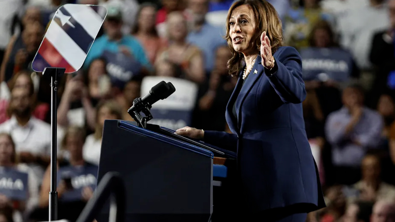 Kamala Harris promete "restaurar libertades y hacerlas ley" cuando llegue a la presidencia de EU