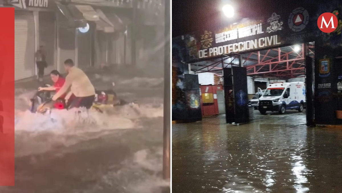 Las lluvias en Michoacán se registraron anoche y dejaron inundaciones en tres municipios. | Especial