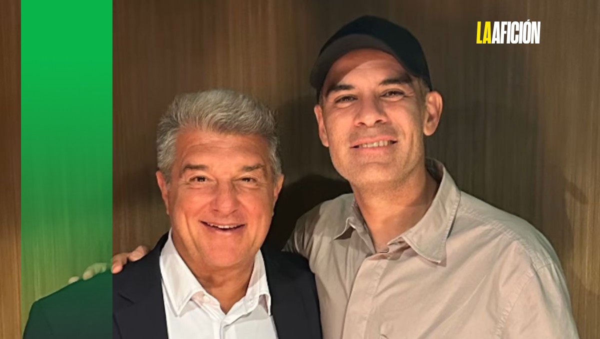 Rafa Márquez se despide de Joan Laporta y del Barcelona (Instagram: @rafamarquez.a)