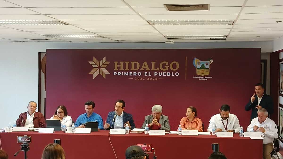 Rueda de prensa de acciones del Río Tula