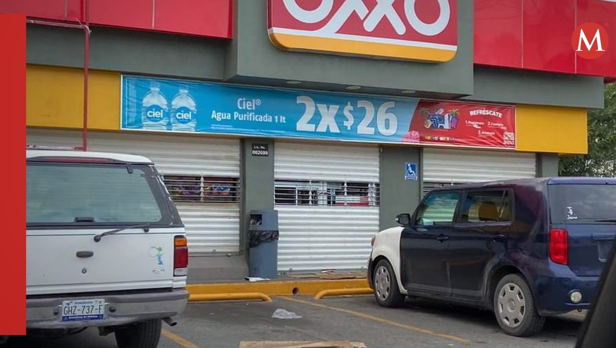Tiendas oxxo cerradas en Nuevo Laredo