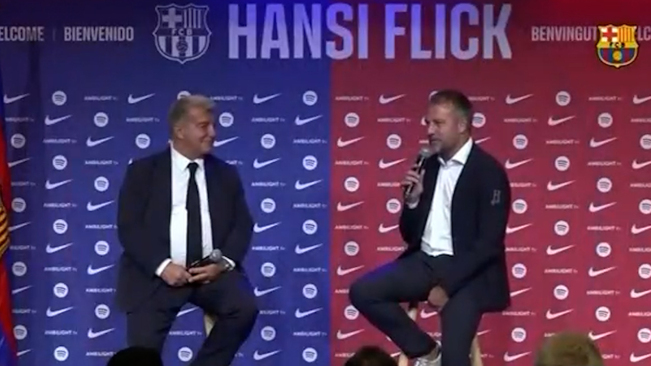 Barcelona presenta a Hansi Flick como nuevo entrenador tras la salida de Xavi Hernández