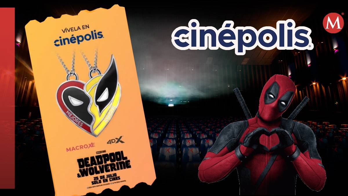 Cinépolis dará un artículo especial para coleccionar de la película de 'Deadpool & Wolverine' | MILENIO