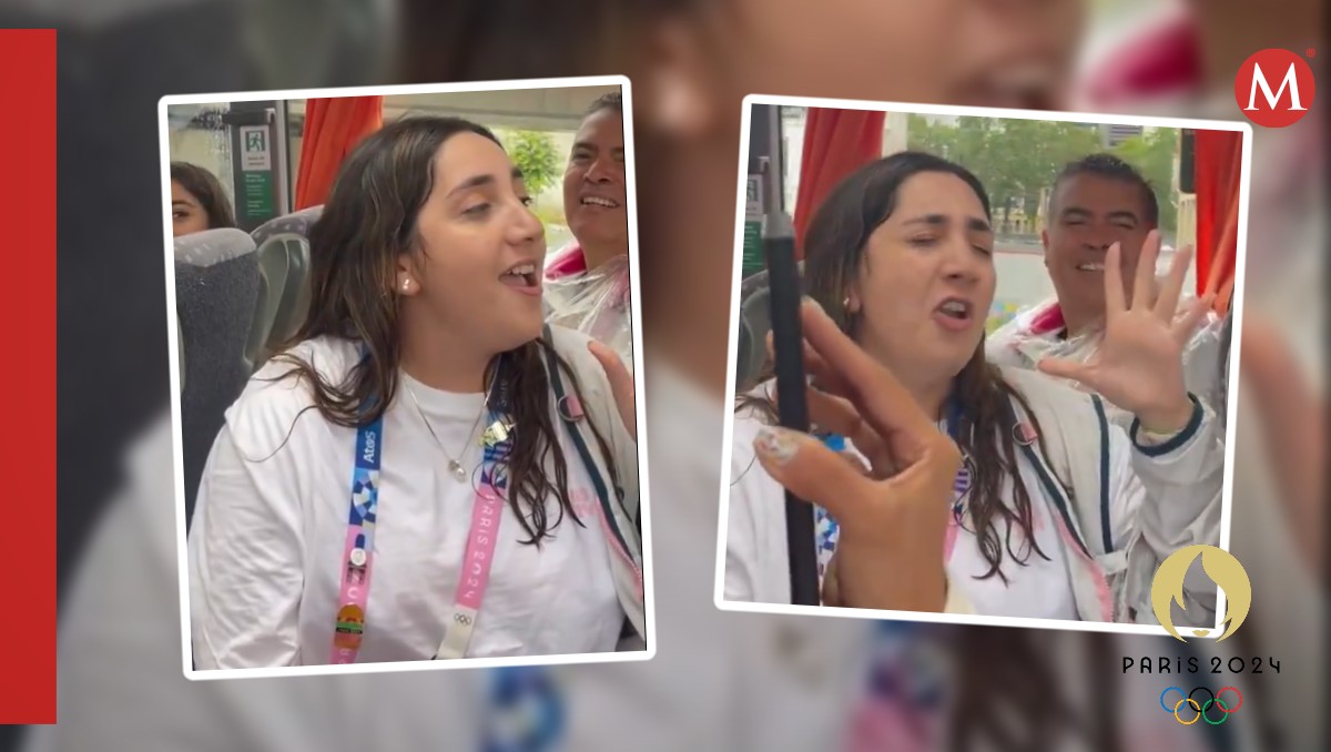 Joven canta 'La Gata bajo la Lluvia' en camino a los Juegos Olímpicos