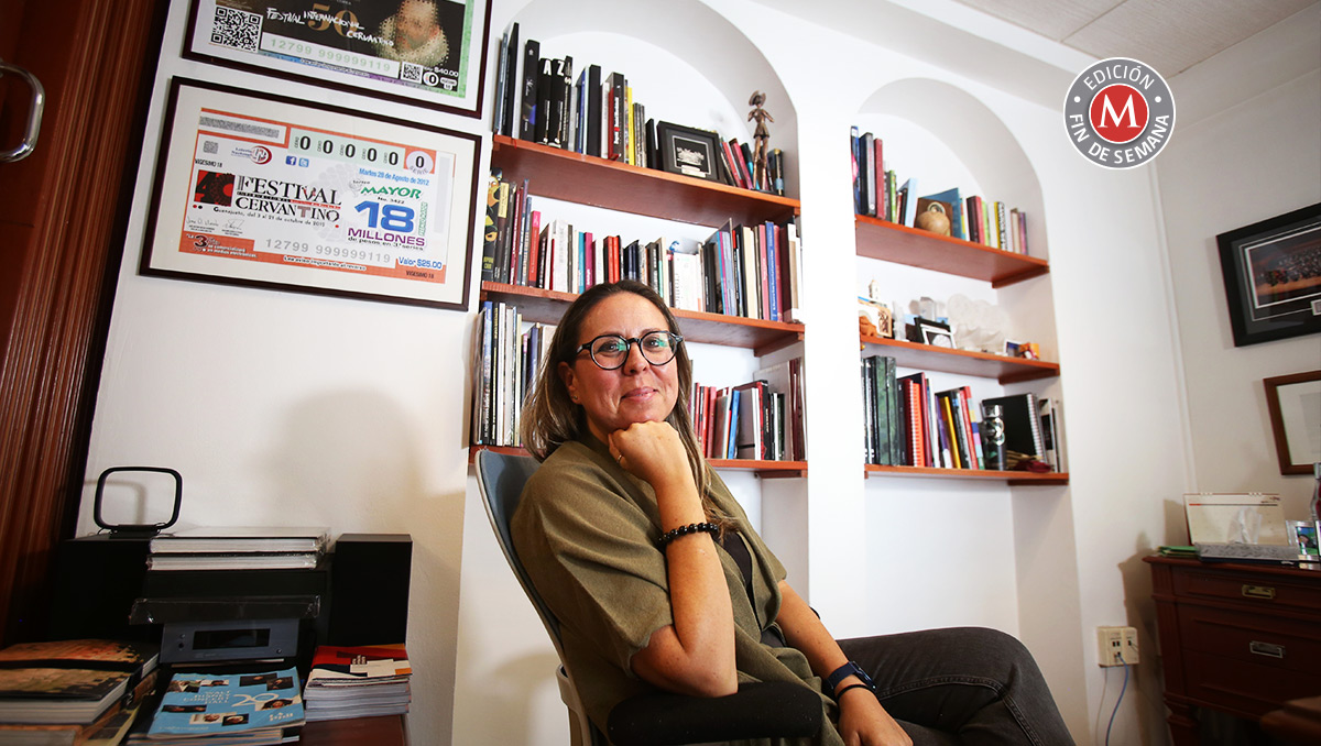 Mariana Aymerich, directora del Festival Internacional Cervantino. / Fotos: Ariana Pérez