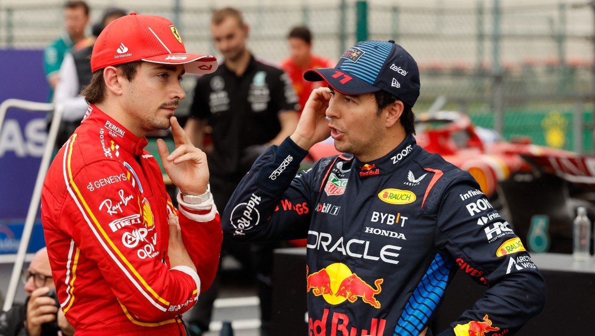 Charles Leclerc se queda con la pole para el GP de Bélgica; Checo Pérez saldrá segundo (AP)